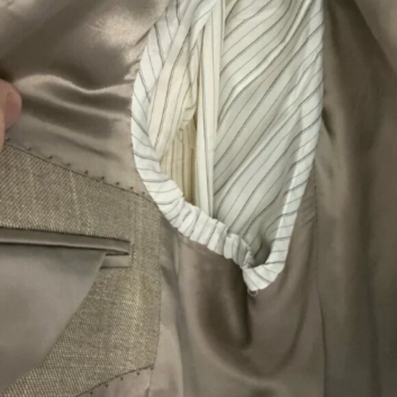 Apt. 9 Tan Suits Modern Formal Wear set pants blazer suit jacket - Picture 12 of 13